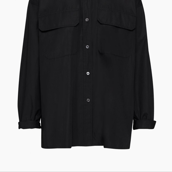 Aritzia Wilfred cotton poplin button showtime shirt - Picture 7 of 8